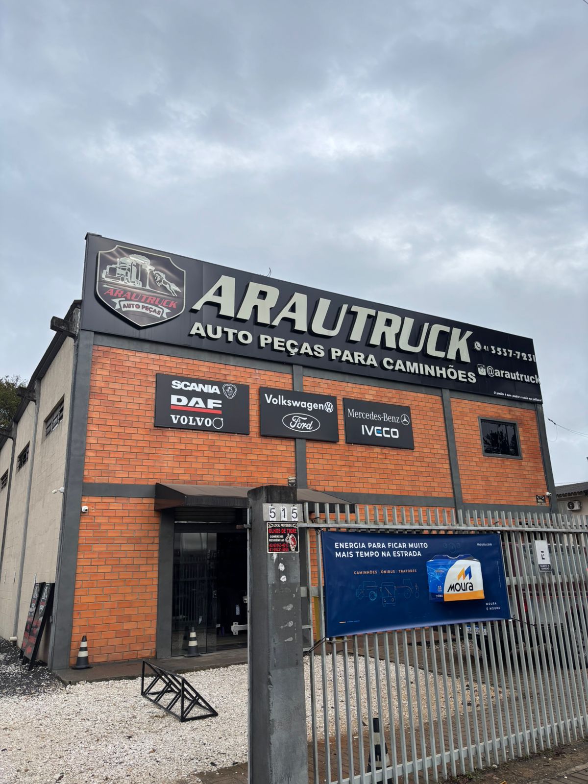 Fachada da ArauTruck Auto Peças